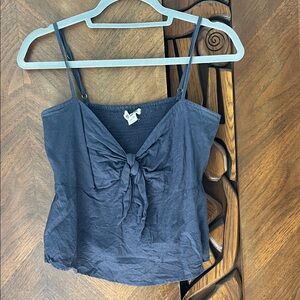Billabong Dark Blue Camisole with Front Tie